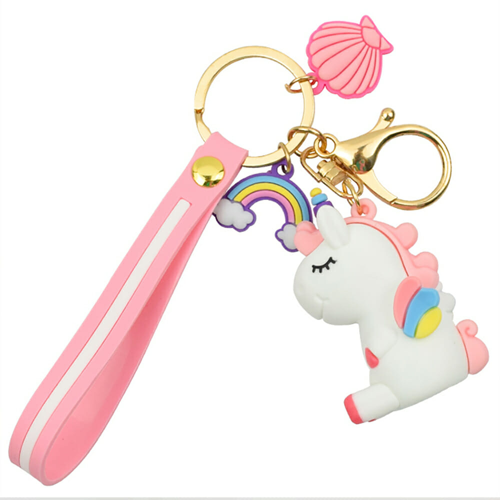 Unicorn - fanny pack - heuptasje - fleece - paars - Afbeelding 6