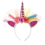Unicorn jurk - Eenhoorn jurk - Prinsessenjurk meisje - Wit