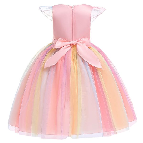 Unicorn jurk + haarband - Eenhoorn- Roze - Afbeelding 4