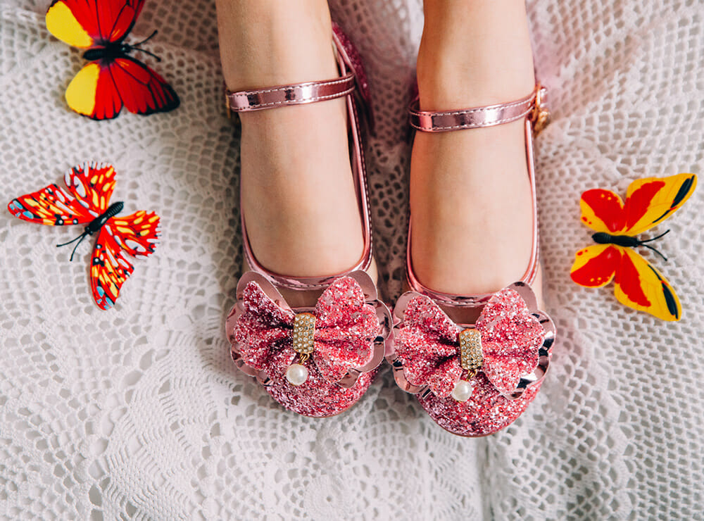 Prinsessen schoenen - Verkleedschoenen - Roze - Afbeelding 4