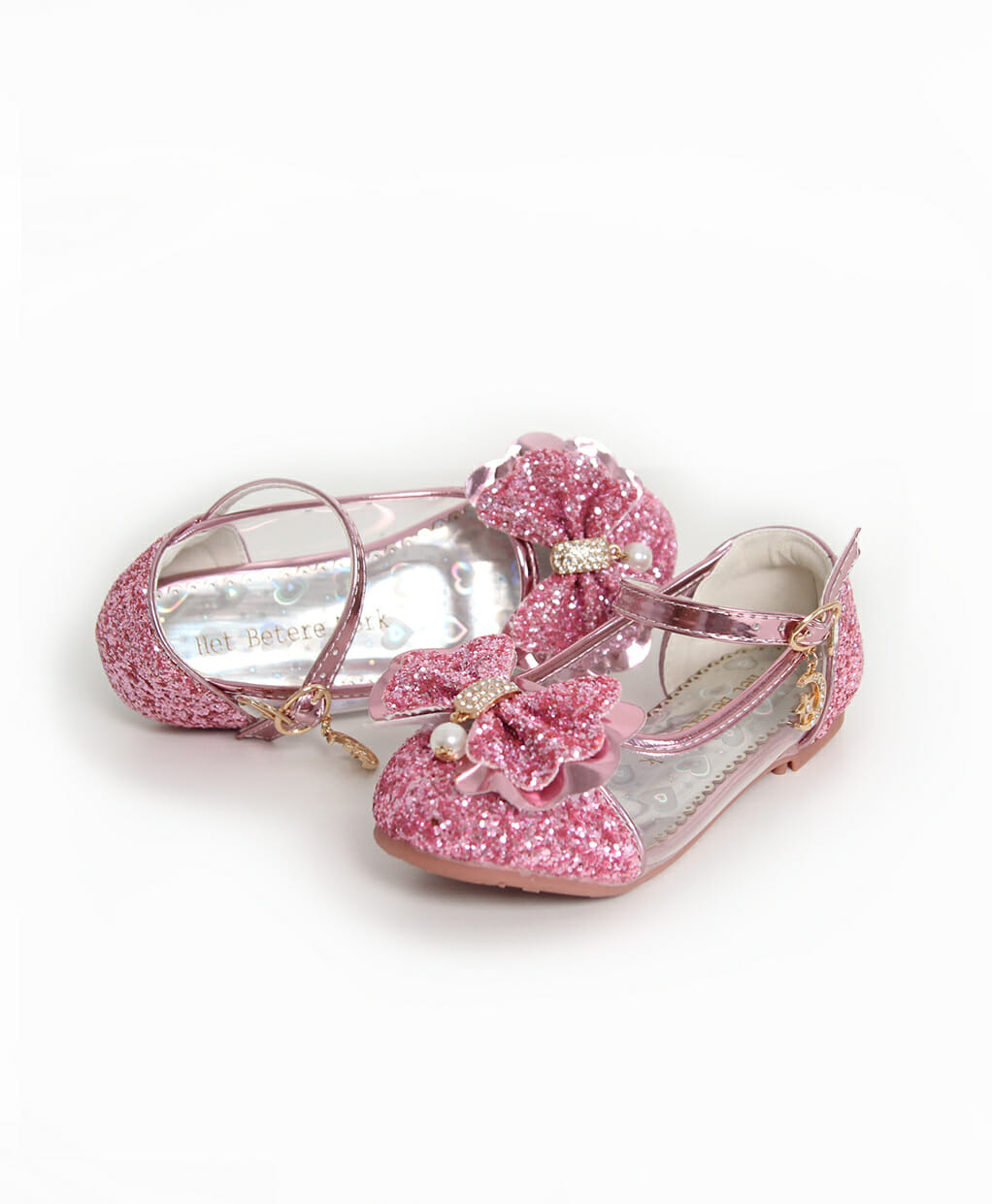 Prinsessen schoenen - Verkleedschoenen - Roze - Afbeelding 2