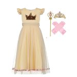Roze prinsessenjurk + accessoires