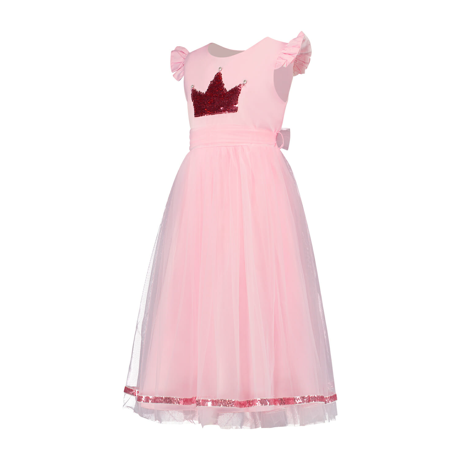 Roze prinsessenjurk + accessoires - Afbeelding 66