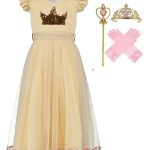 Roze prinsessenjurk + accessoires