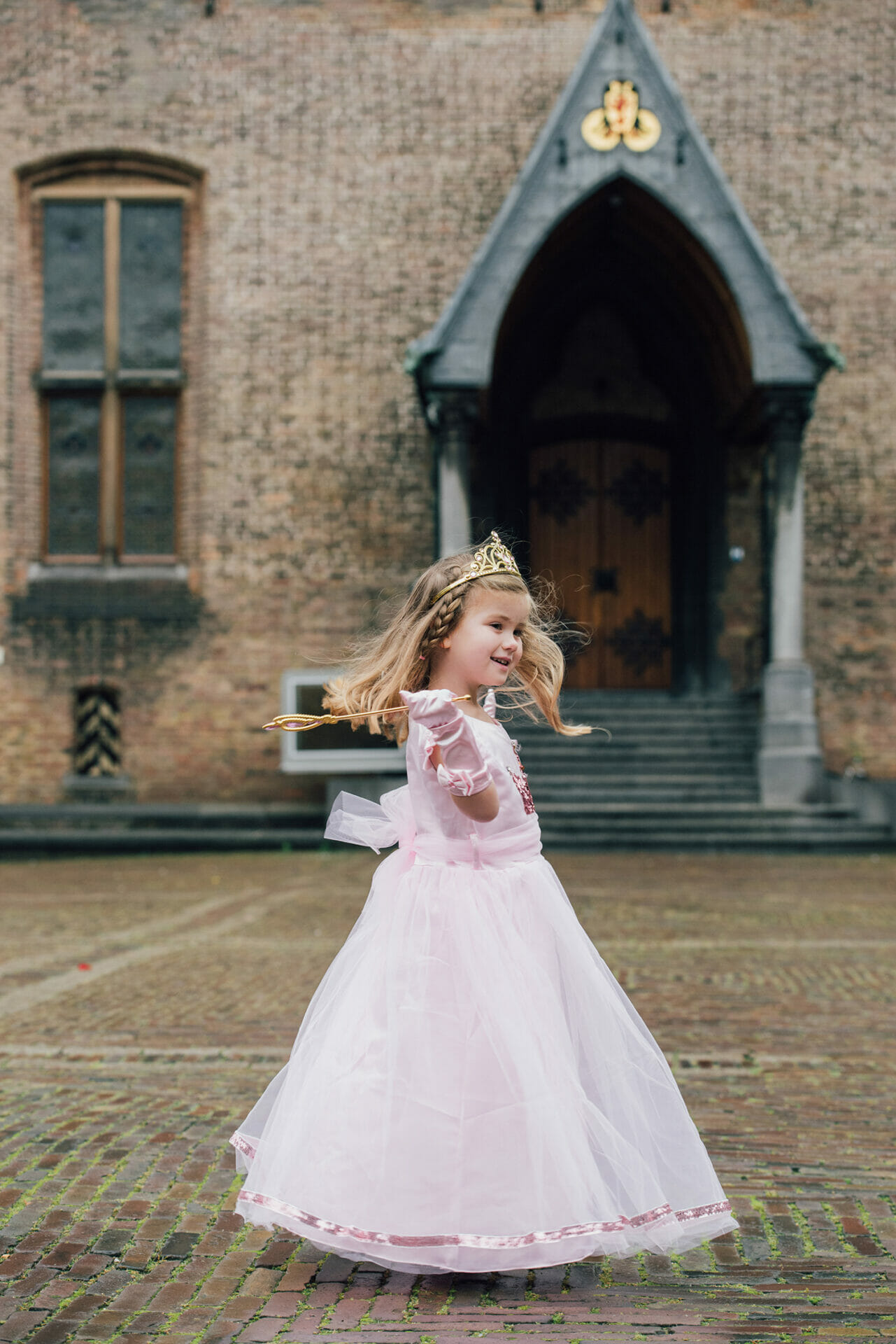 Roze prinsessenjurk + accessoires - Afbeelding 54