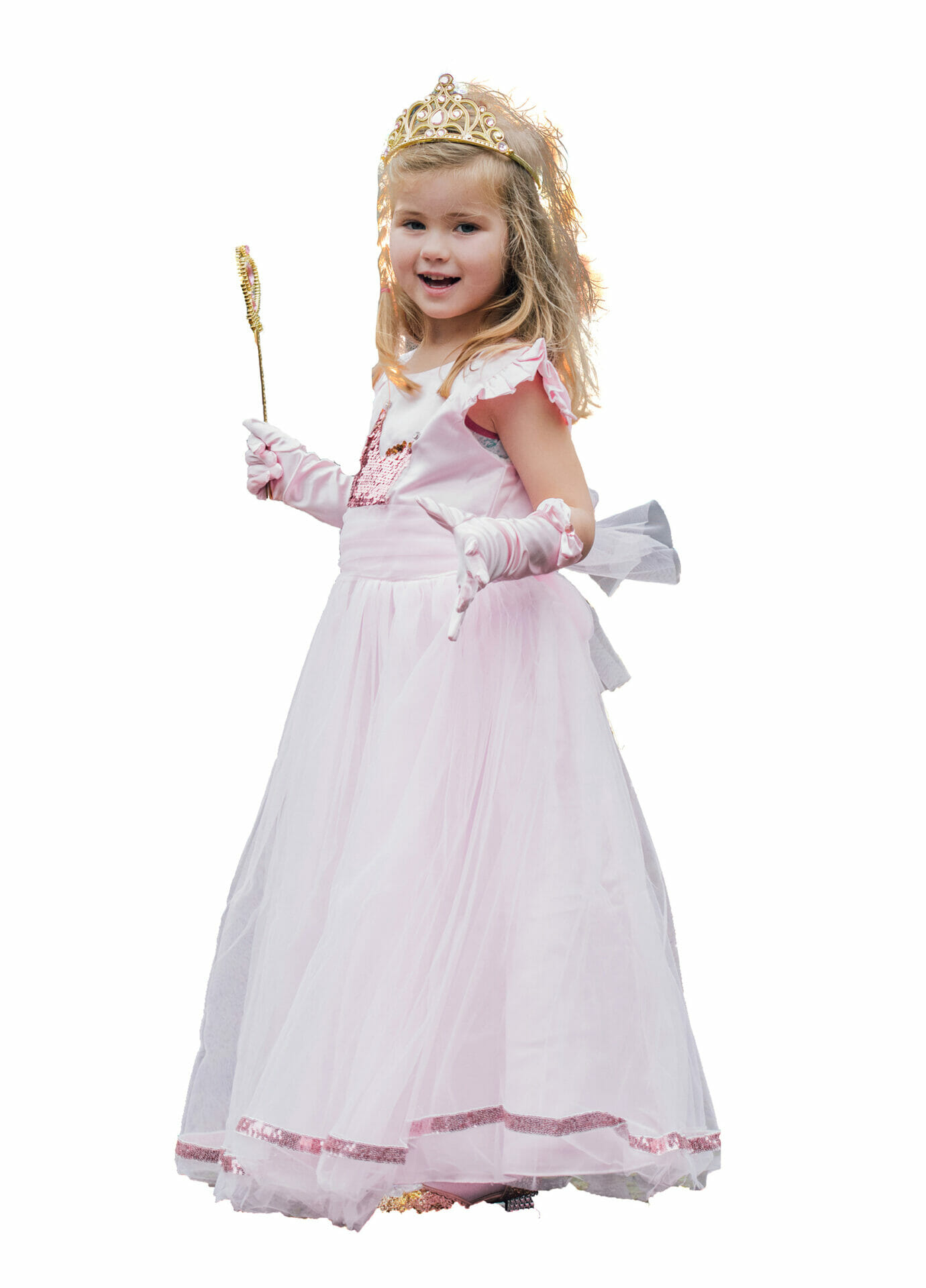 Roze prinsessenjurk + accessoires - Afbeelding 55