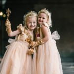 Gouden prinsessenjurk +  accessoires