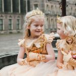 Gouden prinsessenjurk +  accessoires