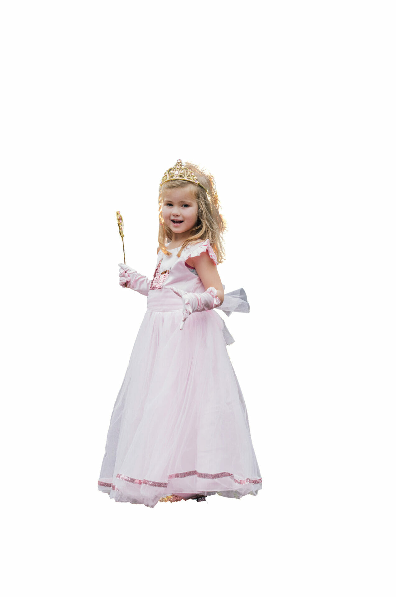 Roze prinsessenjurk + accessoires - Afbeelding 42