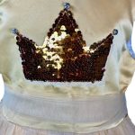 Gouden prinsessenjurk +  accessoires
