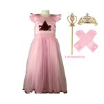 Roze prinsessenjurk + accessoires