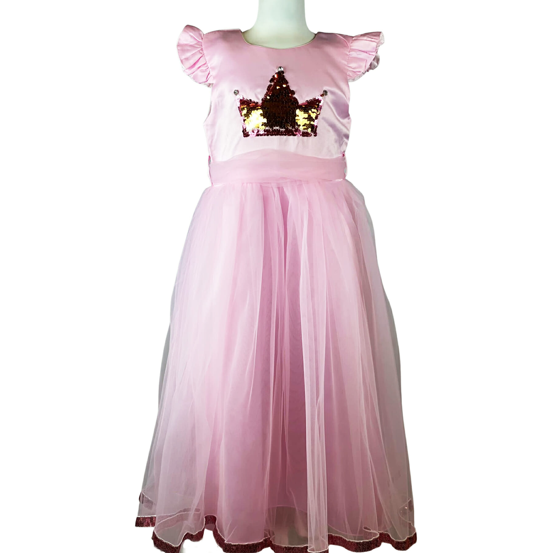 Roze prinsessenjurk + accessoires - Afbeelding 27