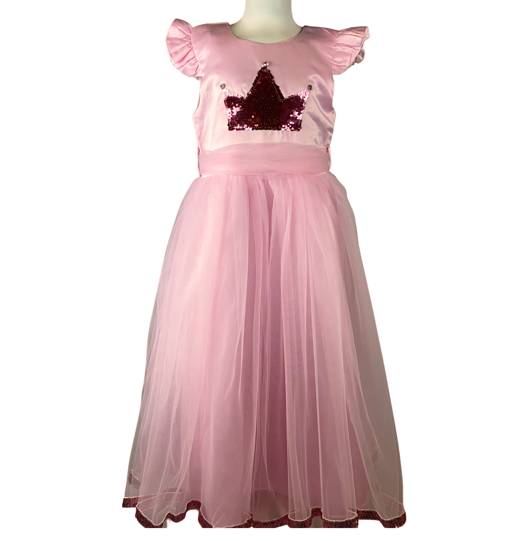 Roze prinsessenjurk + accessoires - Afbeelding 18