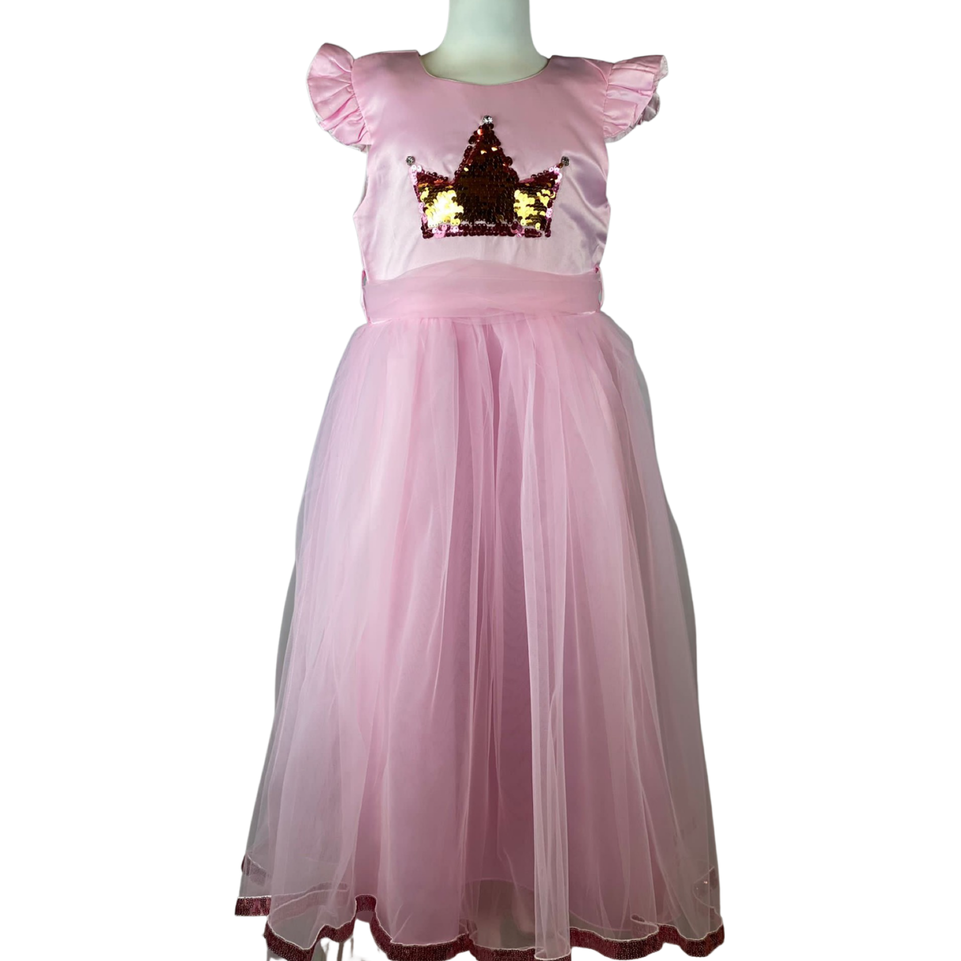 Roze prinsessenjurk + accessoires - Afbeelding 20