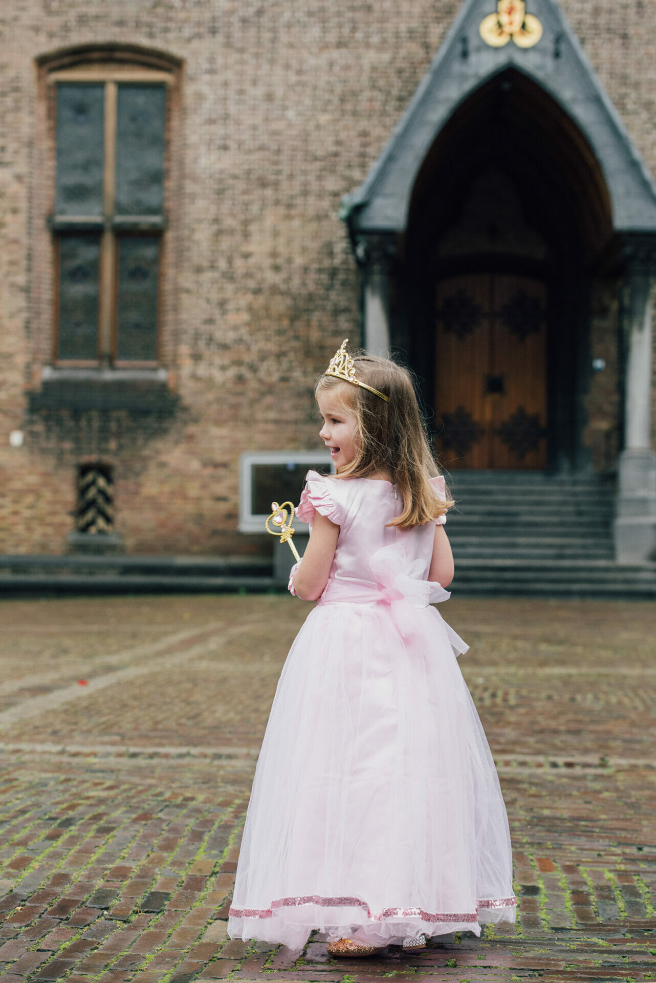 Roze prinsessenjurk + accessoires - Afbeelding 16