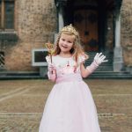Roze prinsessenjurk + accessoires