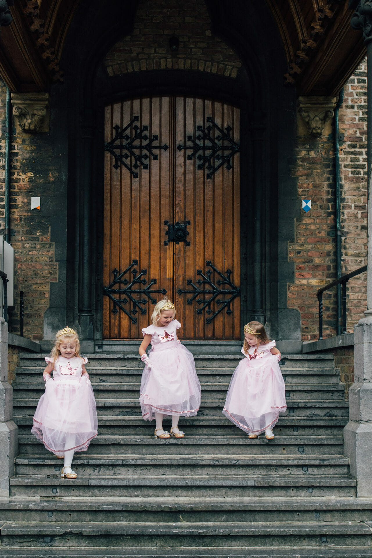 Roze prinsessenjurk + accessoires - Afbeelding 2