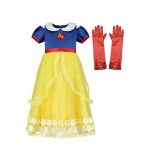 Sneeuwwitje jurk + rode cape + accessoires