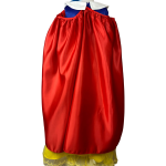 Sneeuwwitje jurk + rode cape + accessoires