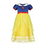 Sneeuwwitje jurk + rode cape + accessoires