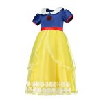 Sneeuwwitje jurk + rode cape + accessoires