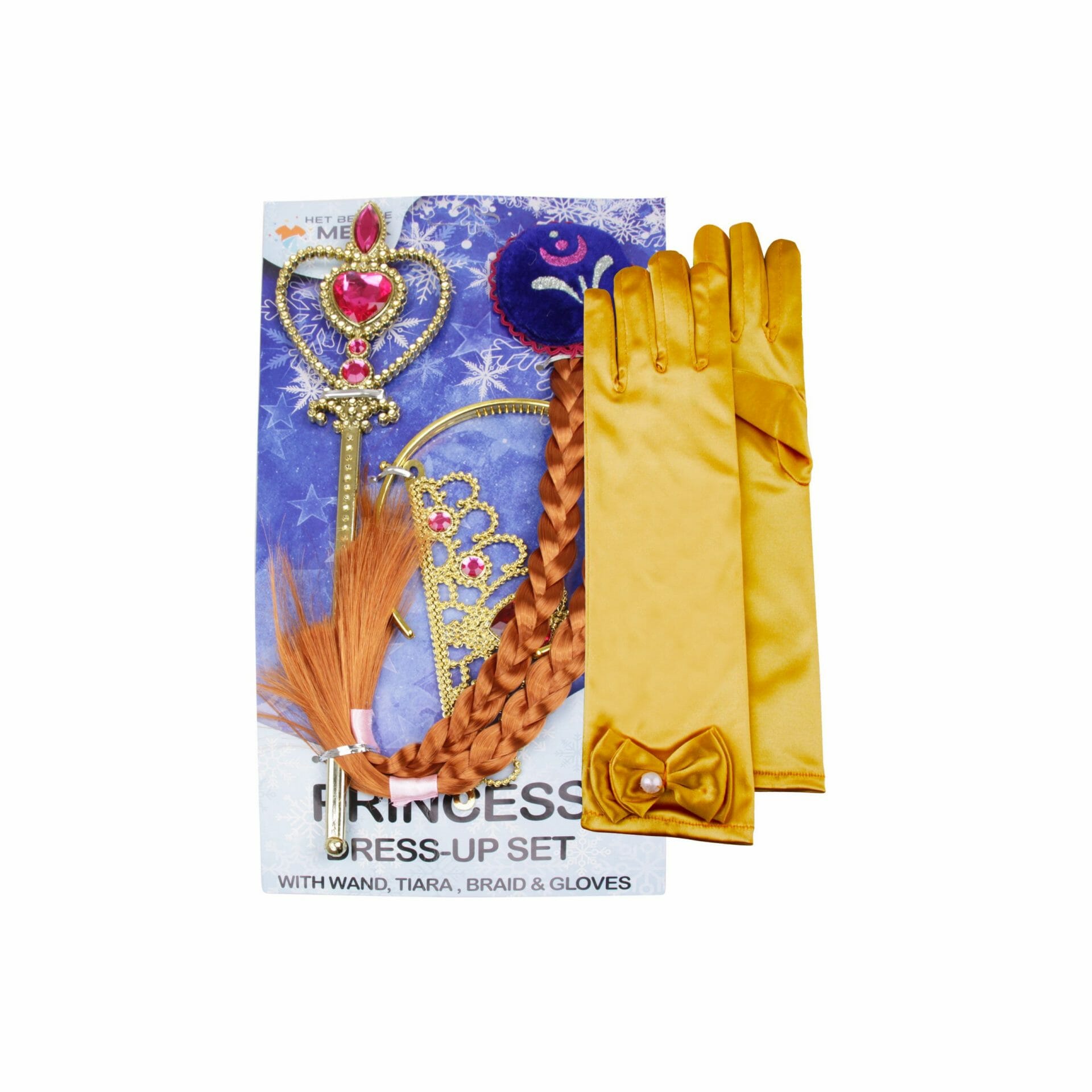 Speelgoed - voor bij je prinsessen jurk - Tiara - Prinsessen Verkleedkleding - Lange/korte Handschoenen - Afbeelding 11