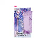 Speelgoed - voor bij je prinsessen jurk - Tiara - Prinsessen Verkleedkleding - Lange/korte Handschoenen