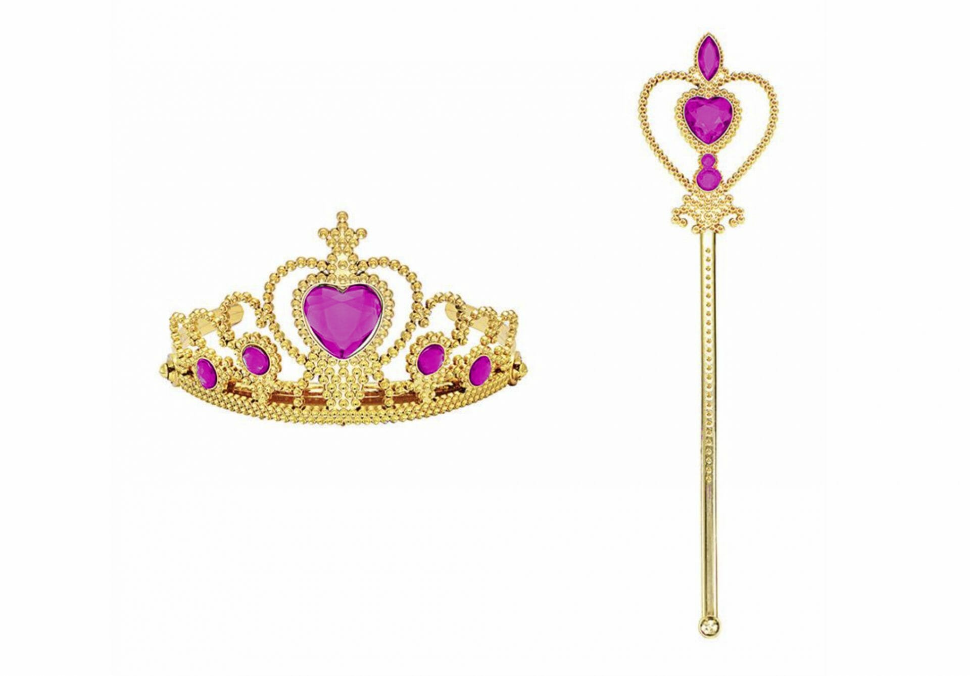 Speelgoed - voor bij je prinsessen jurk - Tiara - Prinsessen Verkleedkleding - Lange/korte Handschoenen - Afbeelding 4