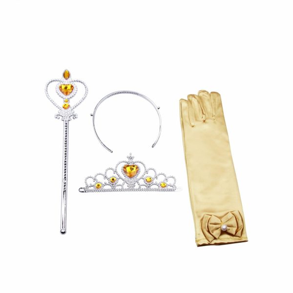Halloween kostuum - prinsessenjurk meisje + accessoires - Afbeelding 12