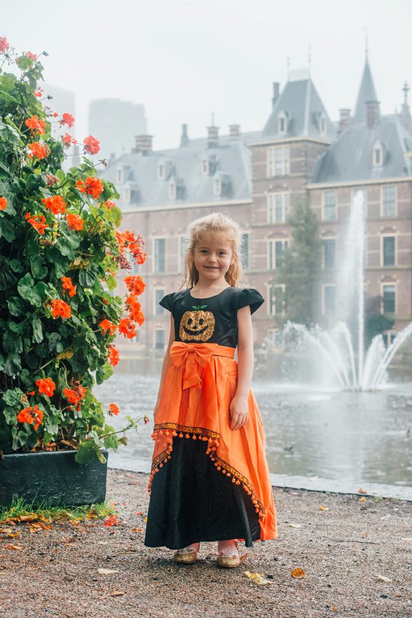 Halloween kostuum - prinsessenjurk meisje + accessoires - Afbeelding 5