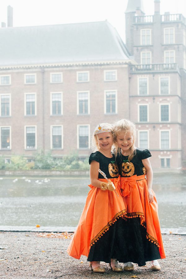 Halloween kostuum - prinsessenjurk meisje + accessoires - Afbeelding 3