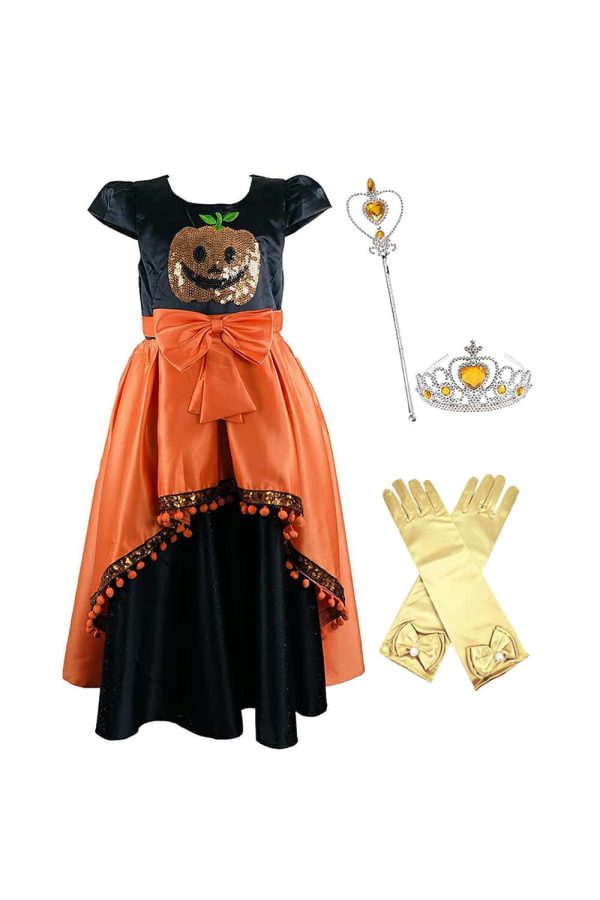Halloween kostuum - prinsessenjurk meisje + accessoires