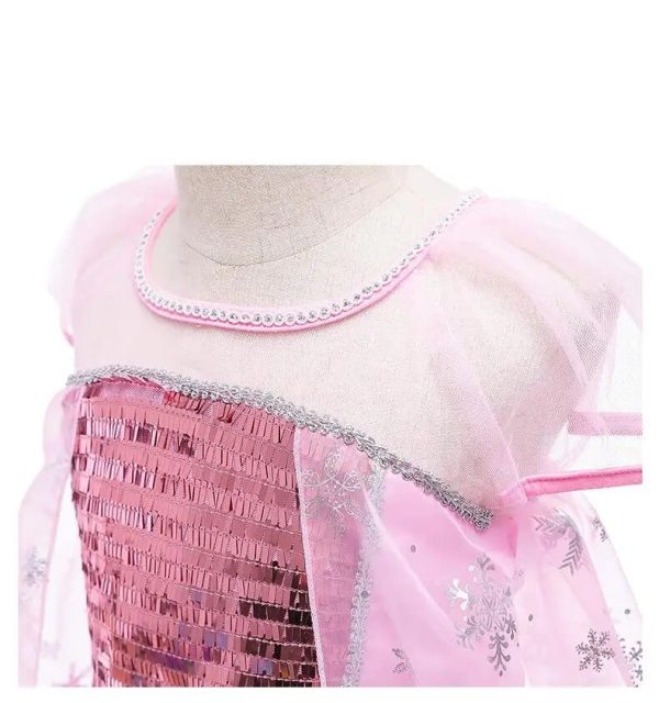 Frozen Elsa jurk - Prinsessenjurk meisje + Accessoires - Afbeelding 3