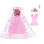Frozen Elsa jurk - Prinsessenjurk meisje + Accessoires
