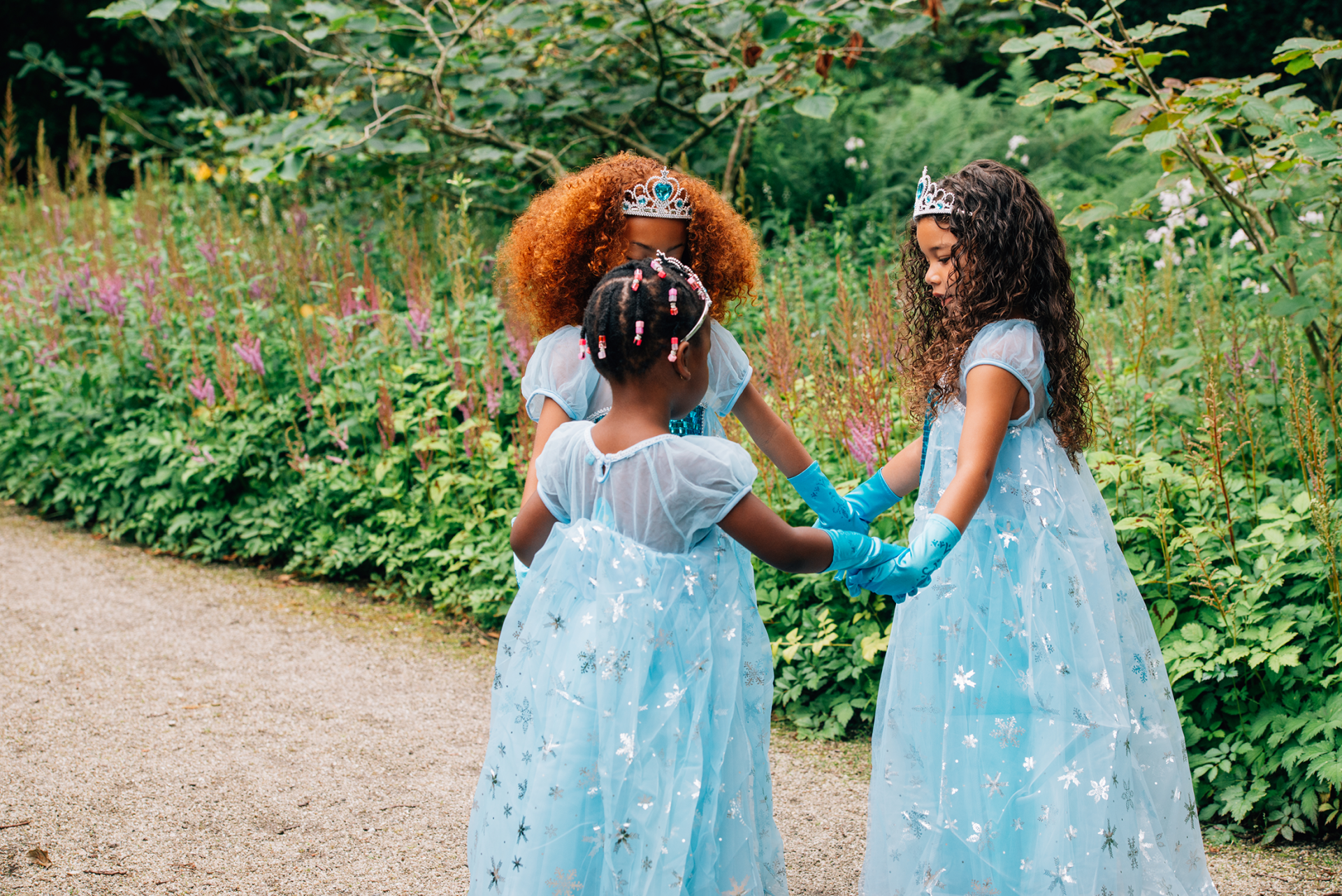 Frozen Elsa prinsessenjurk + Kroon + Toverstaf - Afbeelding 4