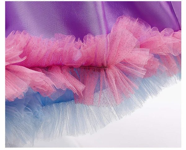 Prinsessenjurk Pailletten Jurk - Paars/Roze -Toverstaf / Kroon - Afbeelding 5