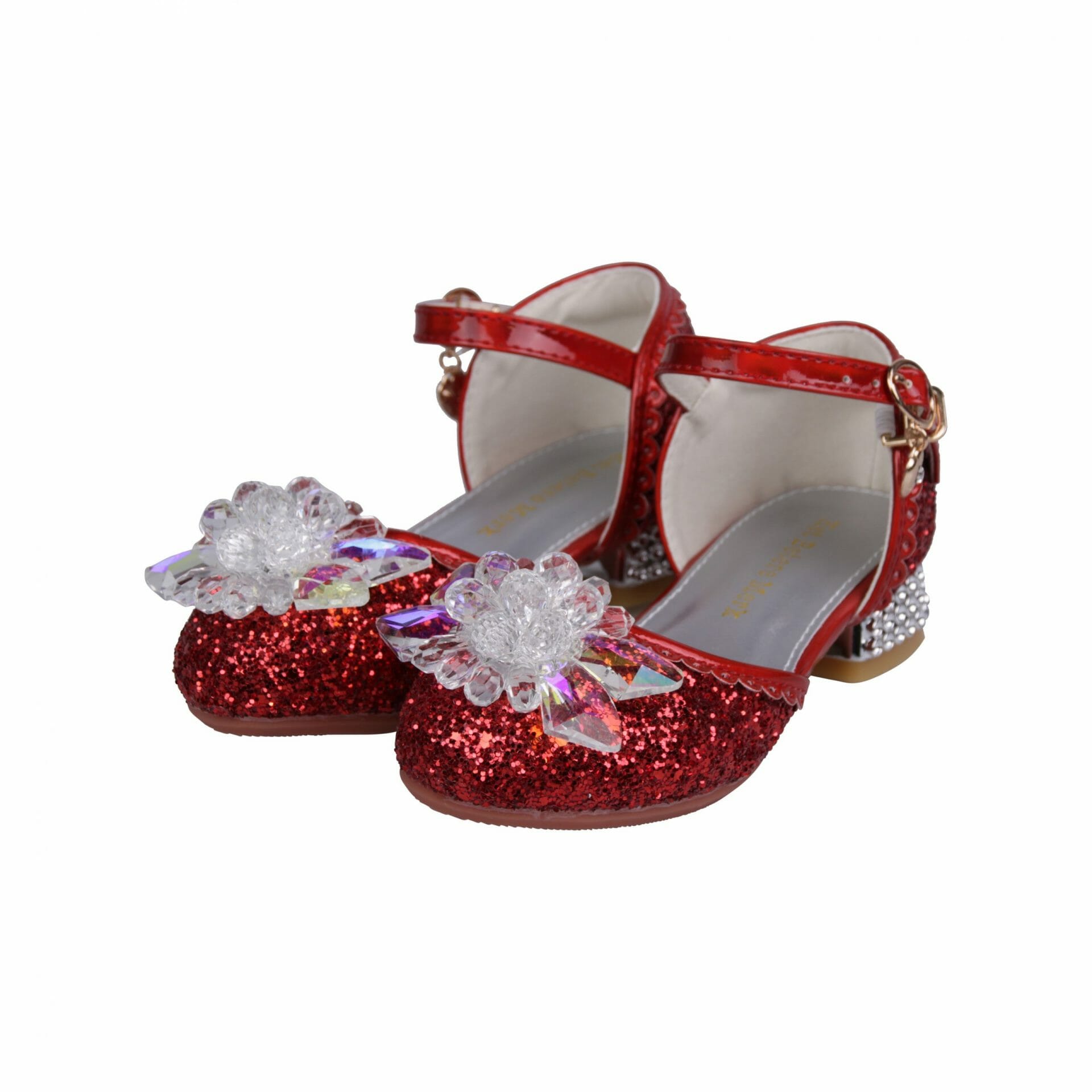 Prinsessenschoenen + kroon + toverstaf - rood