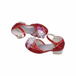 Prinsessenschoenen + kroon + toverstaf - rood