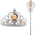 Prinsessenschoenen + kroon + toverstaf - rood