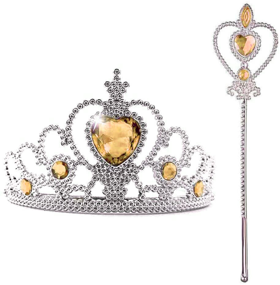 Prinsessenschoenen + kroon + toverstaf - rood - Afbeelding 4