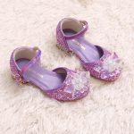 Het Betere Merk - Paarse Prinsessenschoenen + Kroon + Toverstaf - Verkleedschoenen Meisje