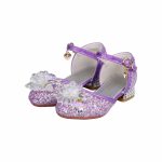 Het Betere Merk - Paarse Prinsessenschoenen + Kroon + Toverstaf - Verkleedschoenen Meisje