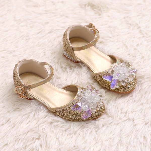Het Betere Merk - Gouden Prinsessenschoenen  + handschoenen - Afbeelding 2