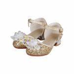Het Betere Merk - Gouden Prinsessenschoenen  + Toverstaf + Kroon