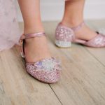 Prinsessen schoenen + handschoenen - verkleedschoenen meisje - roze