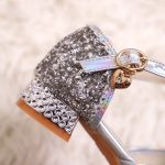 Prinsessen schoenen + kroon + toverstaf - verkleedschoenen meisje - zilver