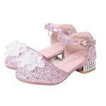 Prinsessen schoenen + handschoenen - verkleedschoenen meisje - roze