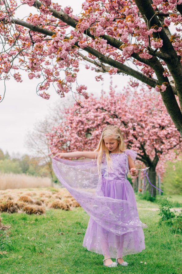 Frozen Elsa Jurk - Prinsessenjurk Meisje + accessoires - Afbeelding 7