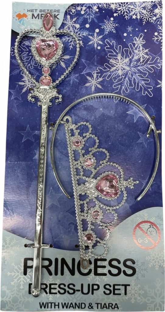 Zeemeermin jurk - Ariel -  Tiara, Toverstaf, Handschoenen - Afbeelding 17
