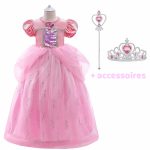 Zeemeermin jurk - Ariel -  Tiara, Toverstaf, Handschoenen